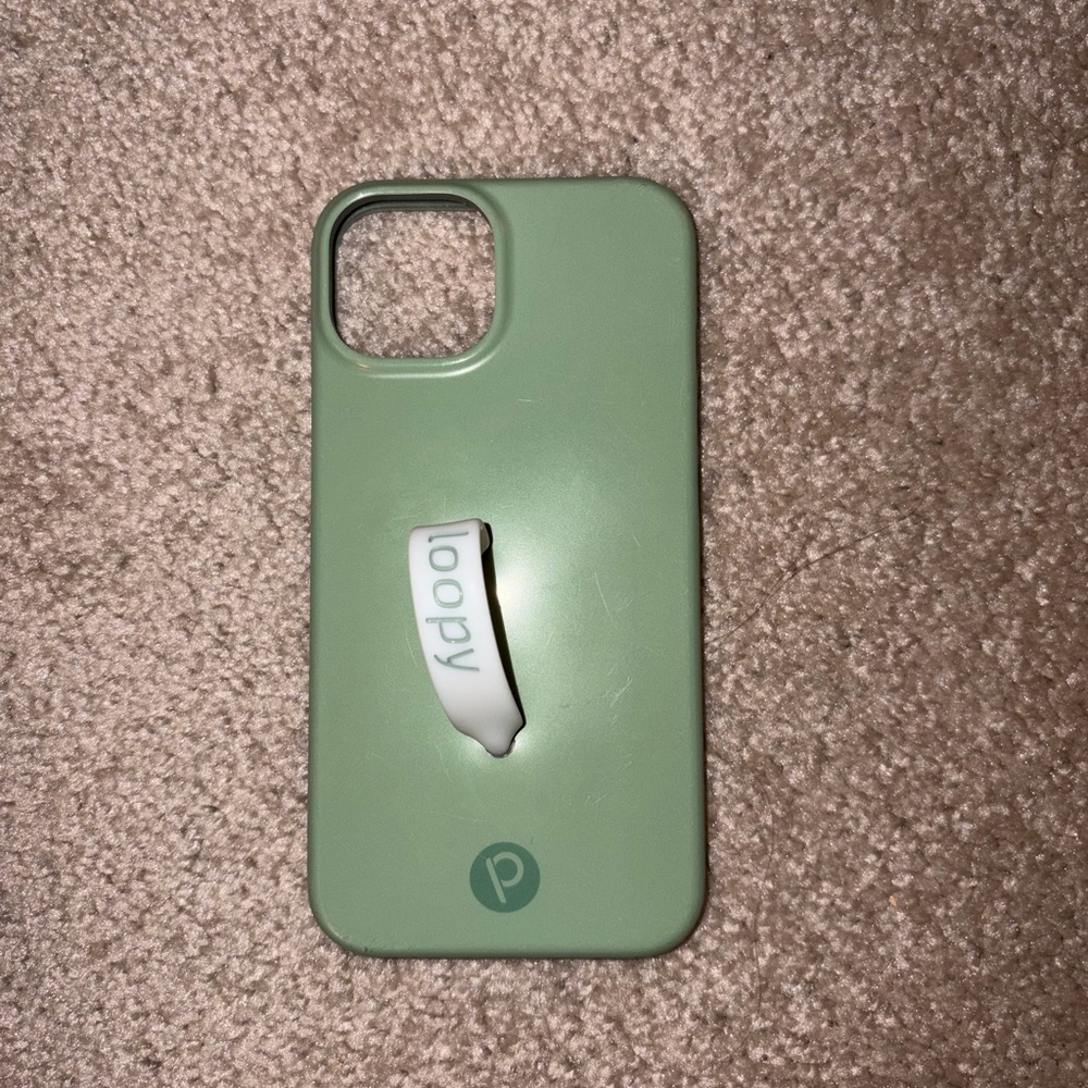 Loopy Case Mint Green with White Loop